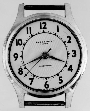ingersoll 5 jewels shockproof watch