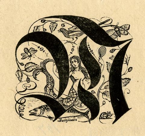 An example of a print depicting the British alphabet
