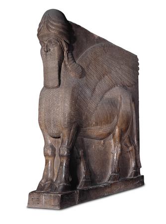 大英博物館 人頭有翼獅子像 winged bull bookstand ラマッス 人頭有翼