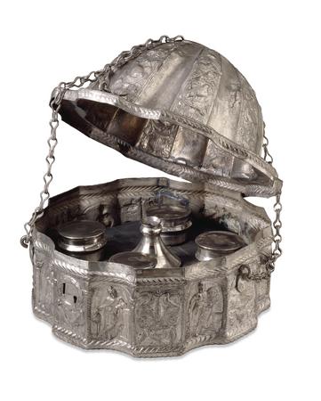 casket flask container british museum