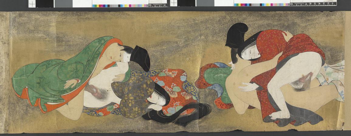 Shunga erotic paintings