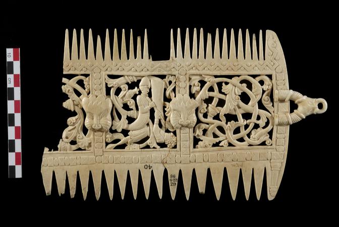 comb religious ritual equipment British Museum