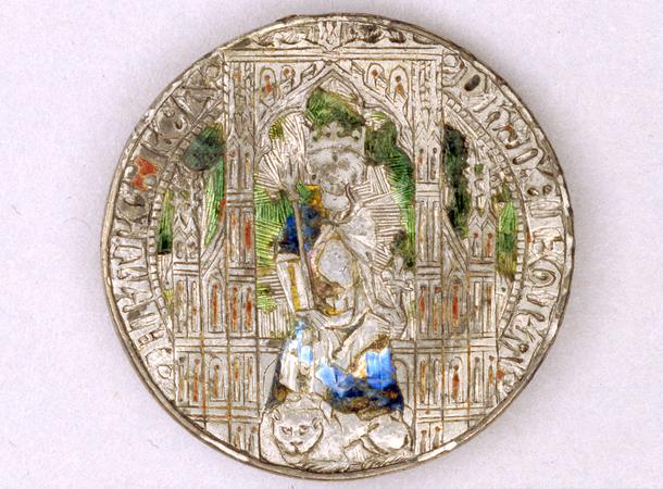 Medallion British Museum * * christus vincit in a more generic style transcribed from percy jones' pius x hymnal. medallion british museum