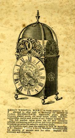 print; advertisement by Published by: Percy Webster