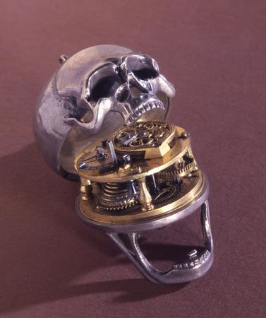17th century skull pocket watch shop
