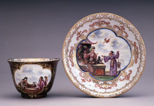 tea-bowl; saucer | British Museum