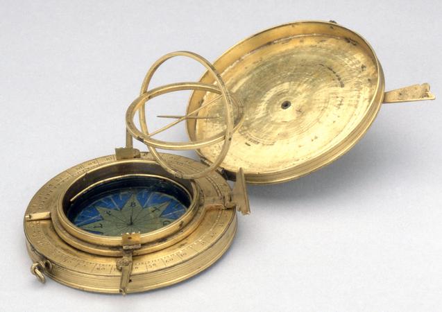 nocturnal equinoctial dial volvelle shadow box compass dial