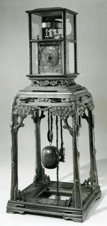 stand clock; clock-stand; clock-case