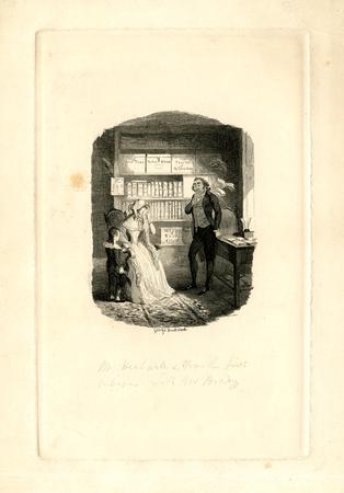 Englische Kunst I-III. Buchillustration (Stich) von 1894