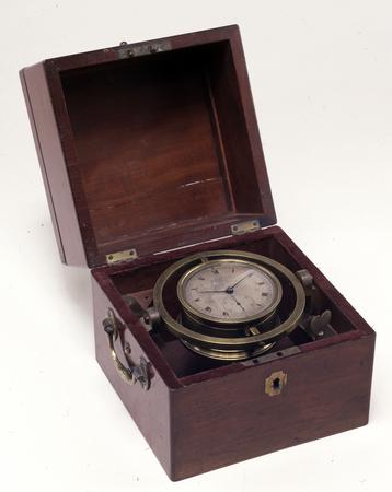 marine chronometer clock case British Museum