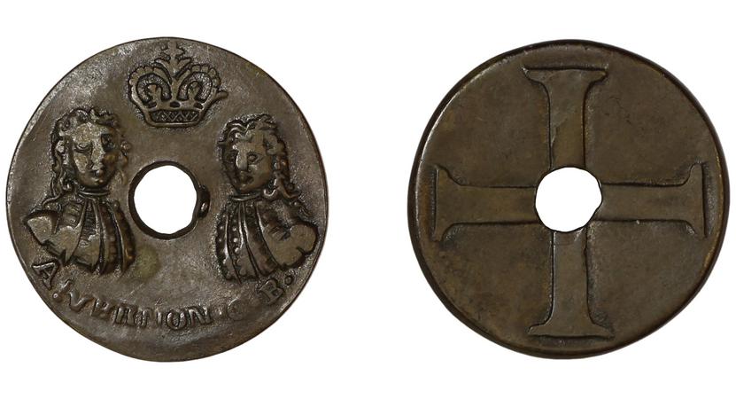 Medal holed British Museum