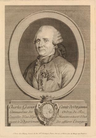 Charles Clément Bervic, Charles Gravier, Count of Vergennes