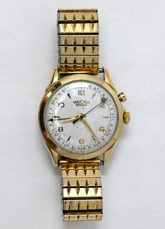 centre-seconds watch; alarm watch; wrist-watch; watch-case by Made by: Vulcain & Studio SA